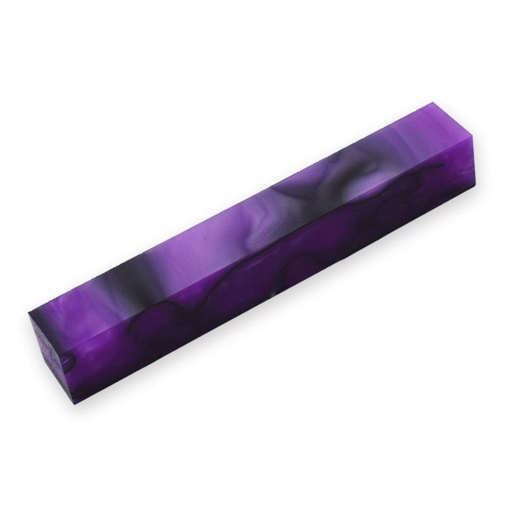 Pen blank - Acryl - 130x20x20 mm - Helllila mit schwarzer Linie - Pfeifenecke